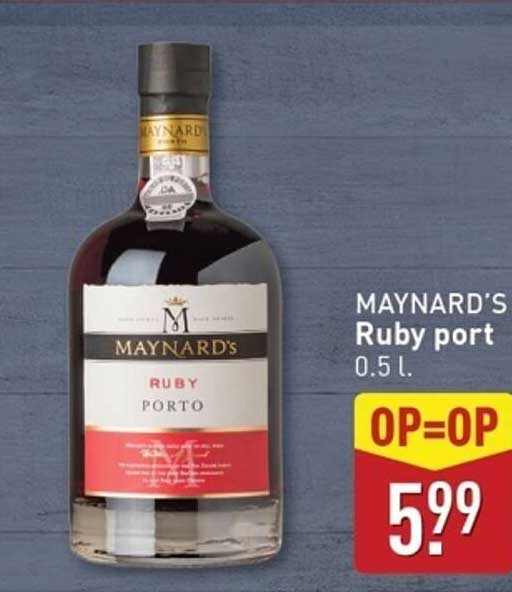 MAYNARD'S Ruby port 0.5 l.