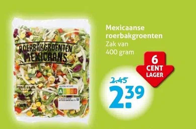 Mexicaanse roerbakgroenten