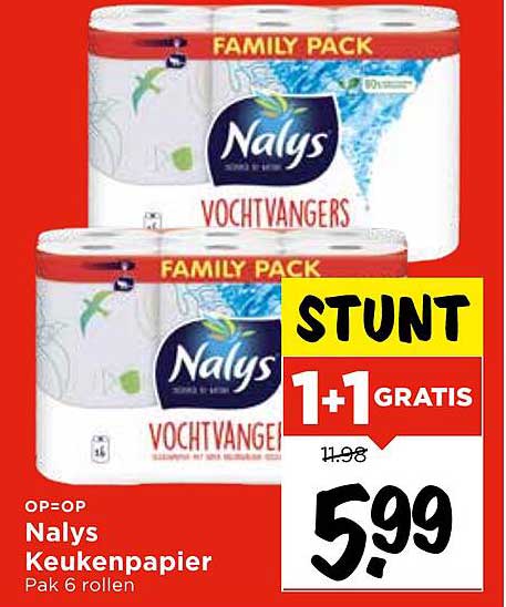 Nalys Keukenpapier Pak 6 rollen