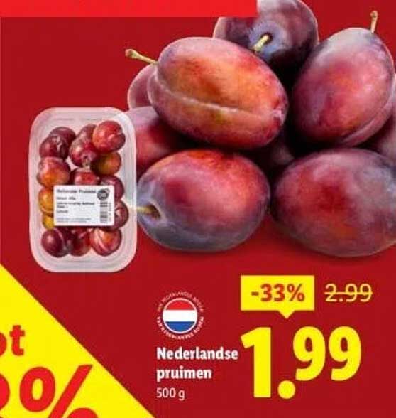 Nederlandse pruimen 500 g