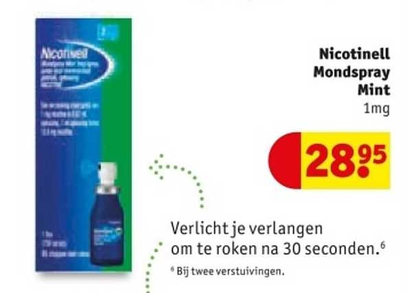 Nicotinell Mondspray Mint 1mg
