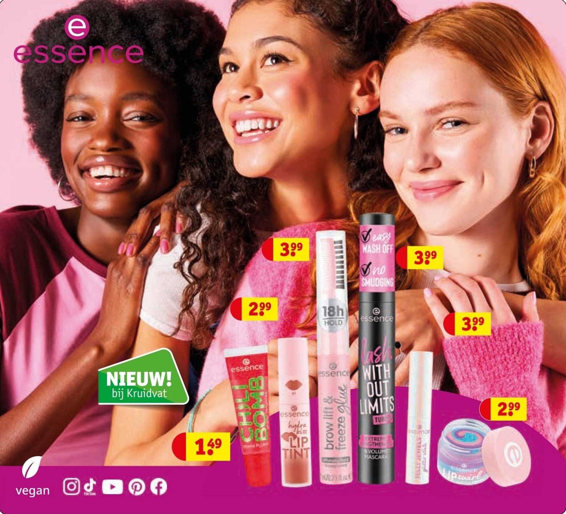 Nieuw! Bij Kruidvat - Essence Producten vanaf €1,49