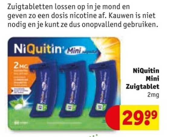 NiQuitin Mini Zuigtablet 2mg