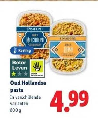 Oud Hollandse pasta