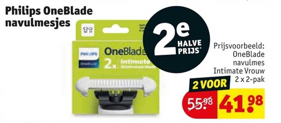 Philips OneBlade navulmesjes