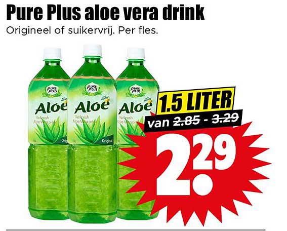 Pure Plus aloe vera drink
