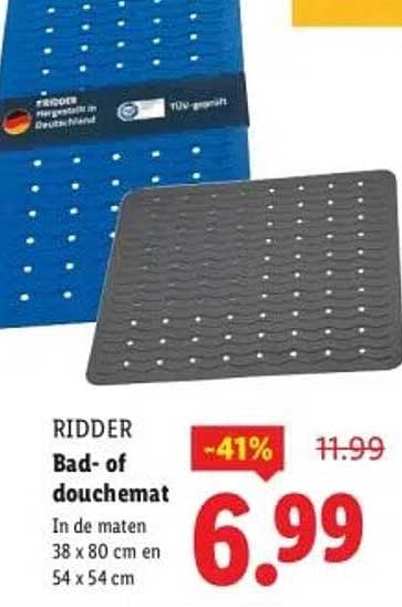 RIDDER Bad- of douchemat