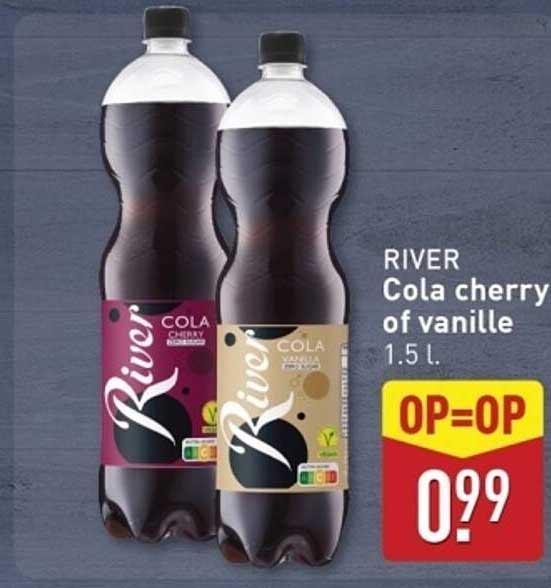 RIVER Cola cherry of vanille 1.5 l.