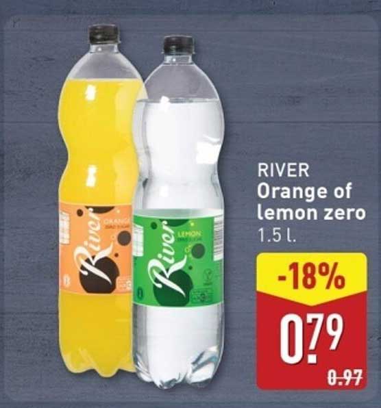 RIVER Orange of lemon zero 1.5 l.