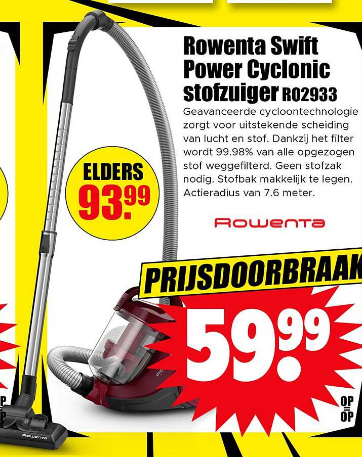 Rowenta Swift Power Cyclonic stofzuiger RO2933