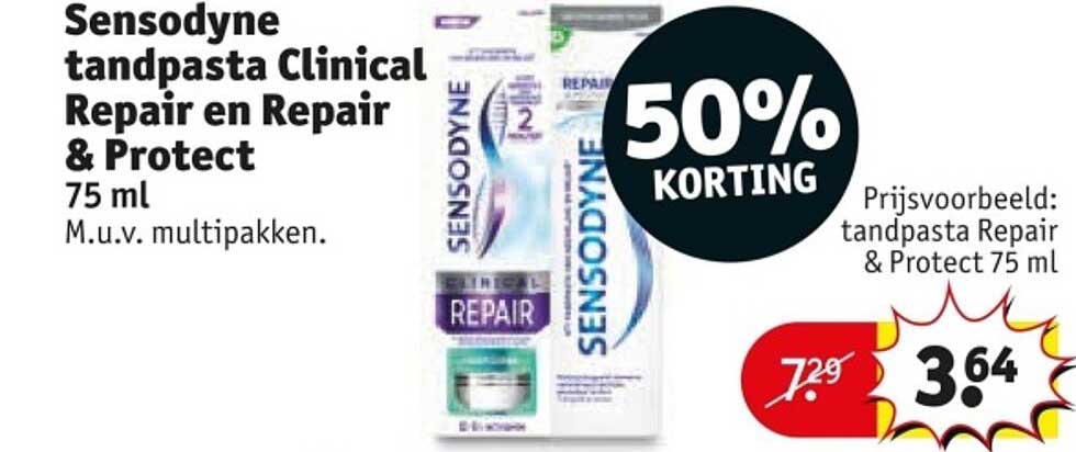 Sensodyne tandpasta Clinical Repair en Repair & Protect 75 ml
