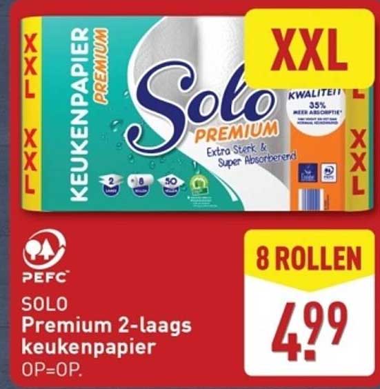 SOLO Premium 2-laags keukenpapier