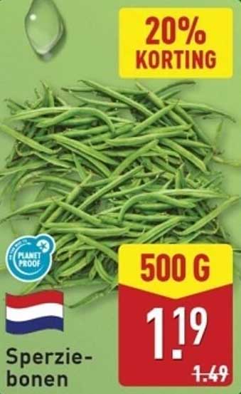 Sperziebonen 500 G