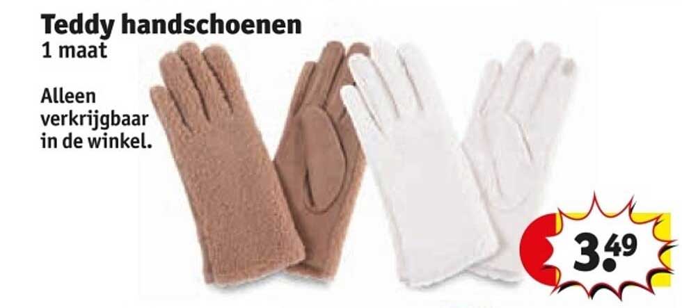 Teddy handschoenen