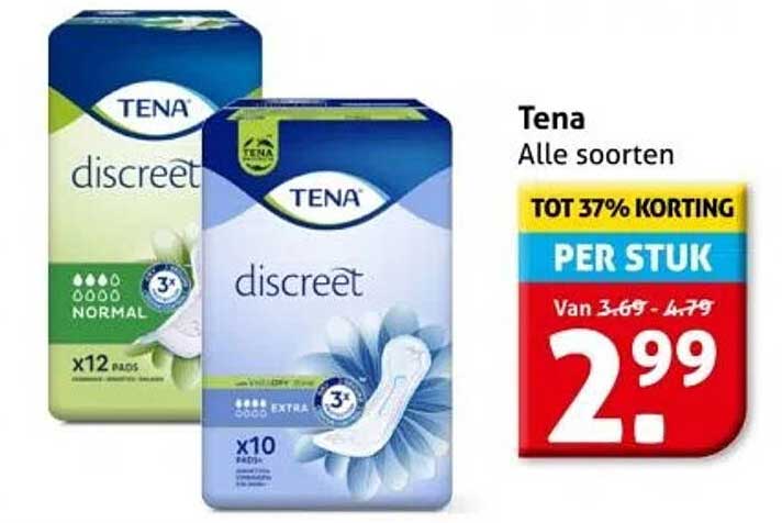 Tena Discreet - Alle soorten