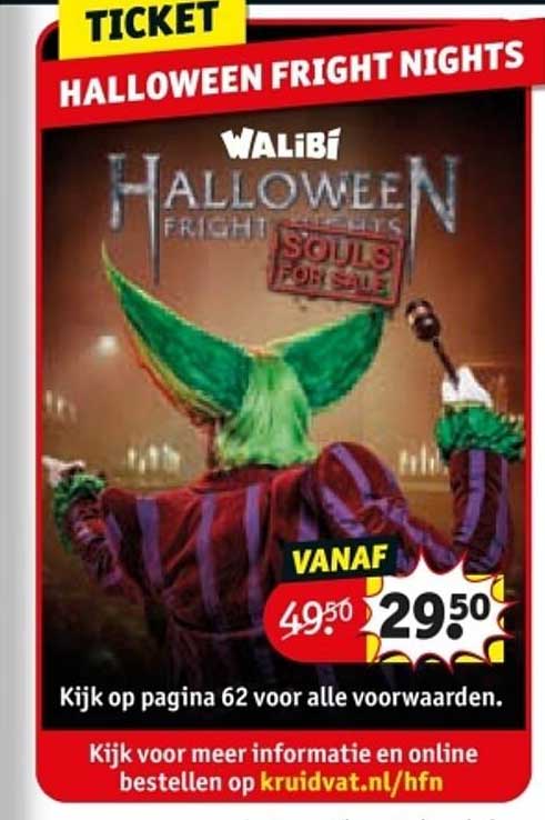 TICKET HALLOWEEN FRIGHT NIGHTS