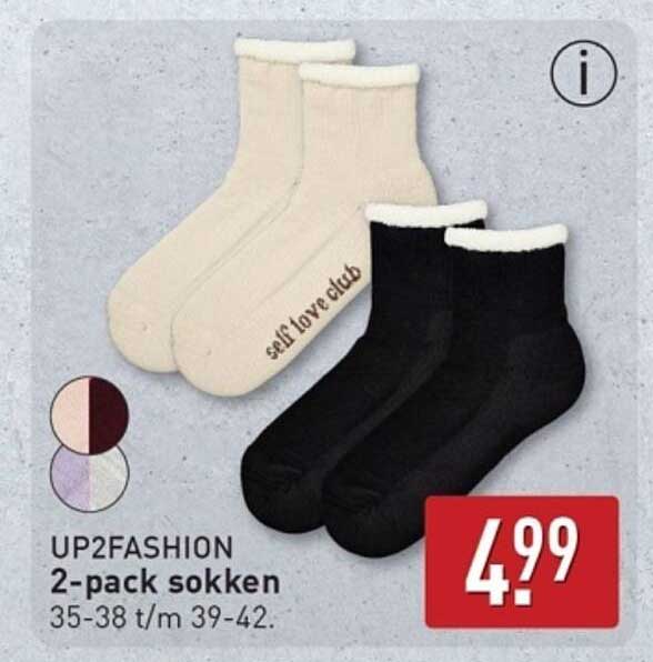 UP2FASHION 2-pack sokken