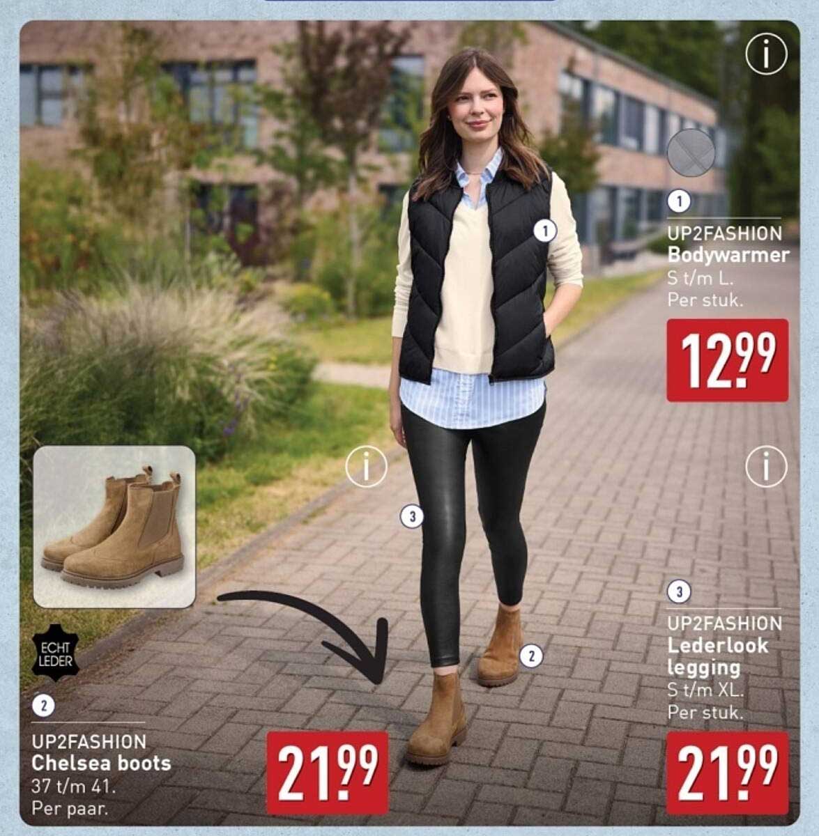 UP2FASHION Chelsea boots 37 t/m 41. Per paar.