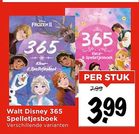 Walt Disney 365 Spelletjesboek