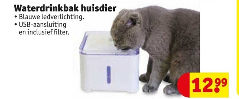 Waterdrinkbak huisdier