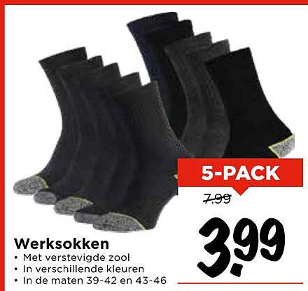 Werksokken 5-pack