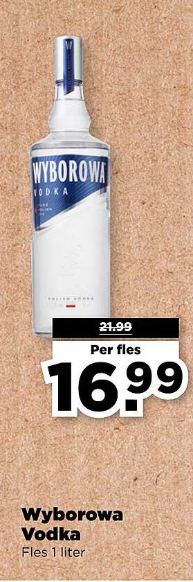 Wyborowa Vodka Fles 1 liter