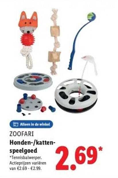 ZOOFARI Honden-/katten-speelgoed