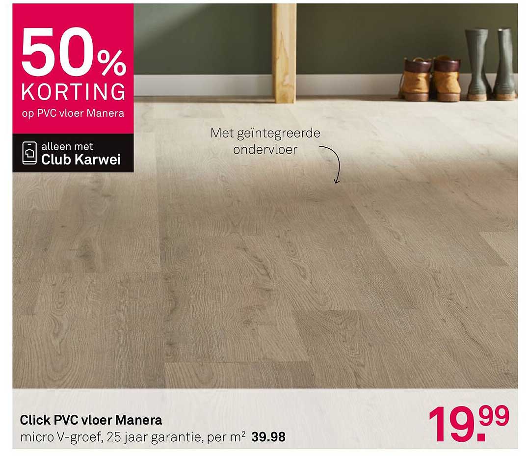 Click PVC vloer Manera