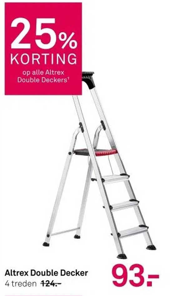 25% KORTING op alle Altrex Double Deckers