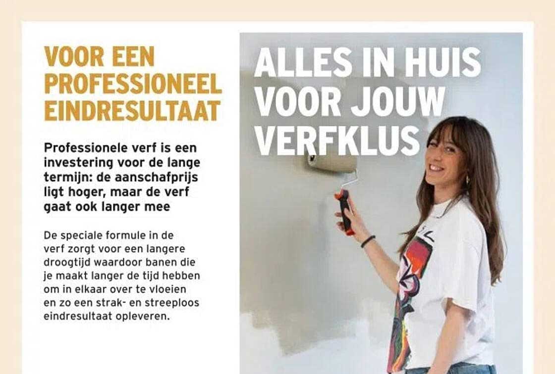 Alles in huis voor jouw verfklus