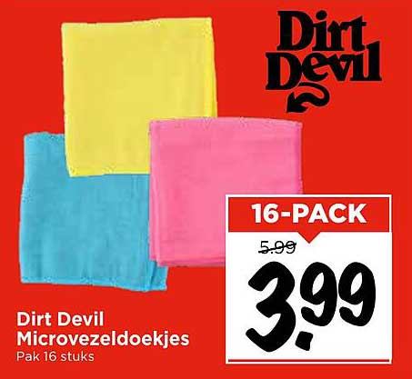 Dirt Devil Microvezeldoekjes