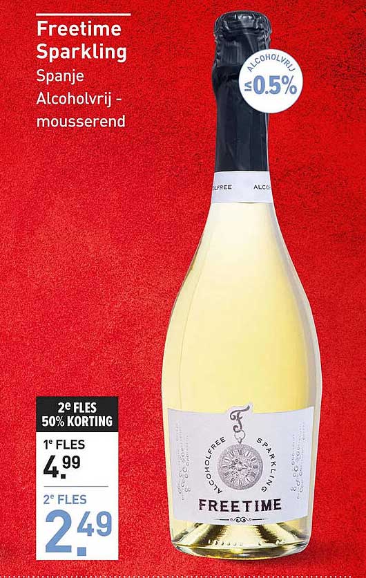 Freetime Sparkling - Spanje Alcoholvrij - mousserend