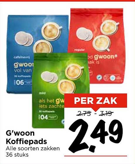 G'woon Koffiepads