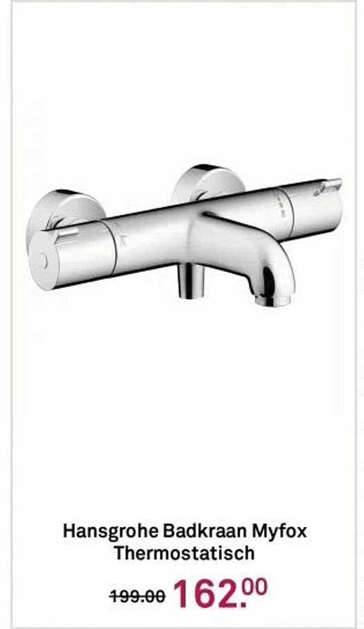 Hansgrohe Badkraan Myfox Thermostatisch
