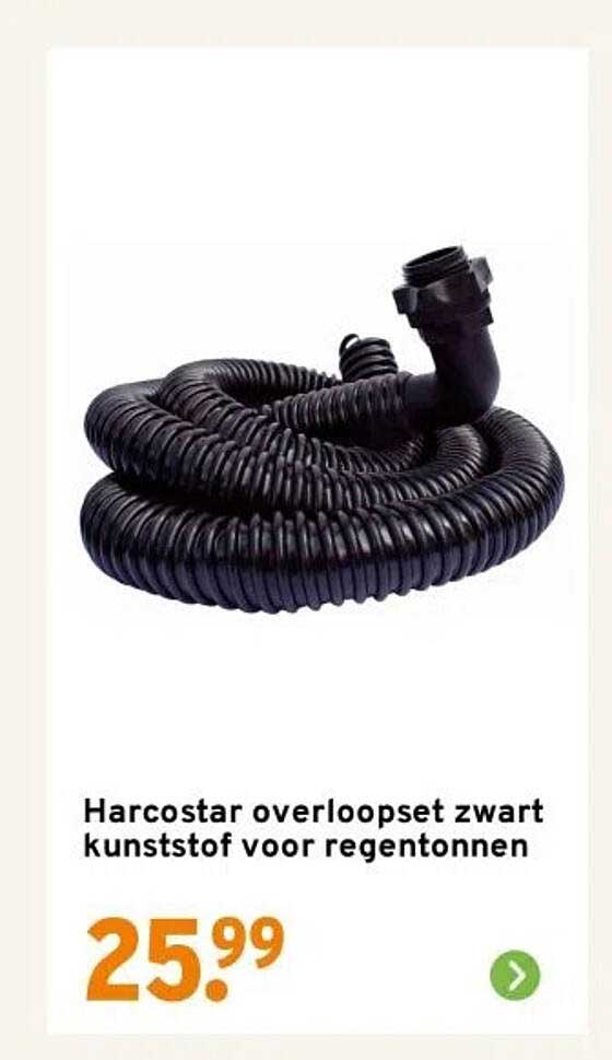 harcostar-overloopset-zwart-kunststof-voor-regentonnen-aanbieding-bij