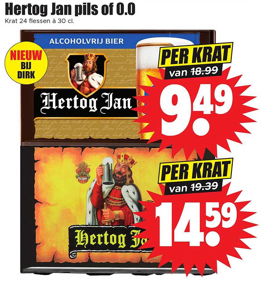 Hertog Jan pils of 0.0
