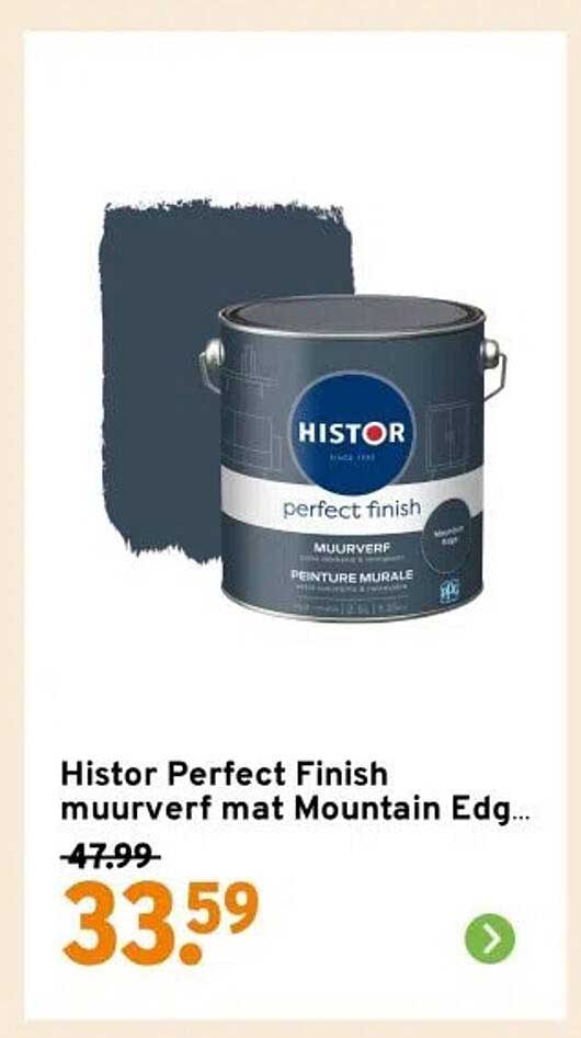 Histor Perfect Finish muurfverf mat Mountain Edge...