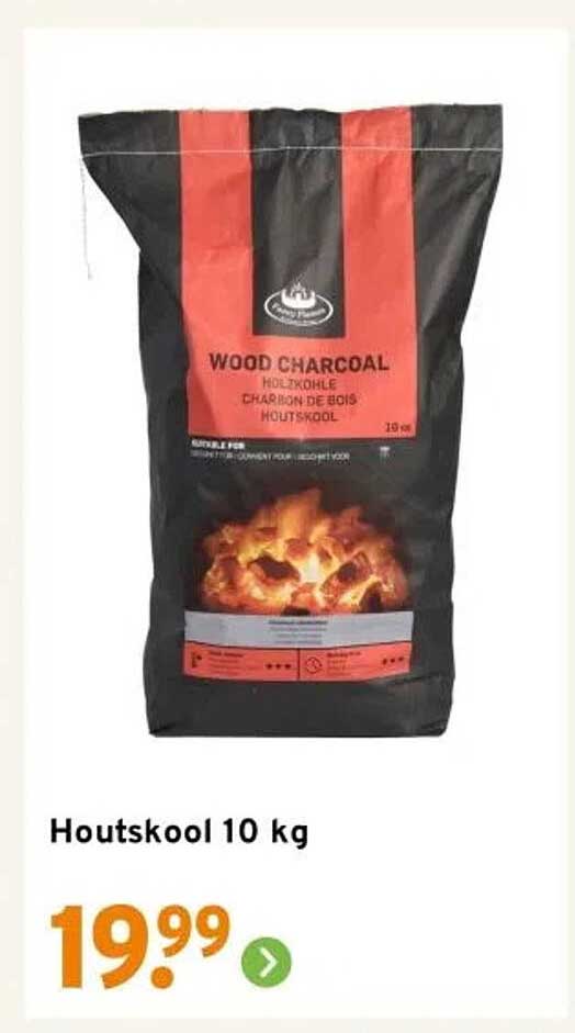 Houtskool 10 kg
