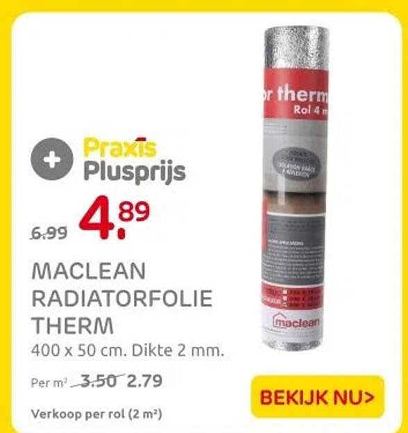 MACLEAN RADIATORFOLIE THERM