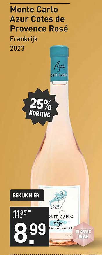 Monte Carlo Azur Cotes de Provence Rosé