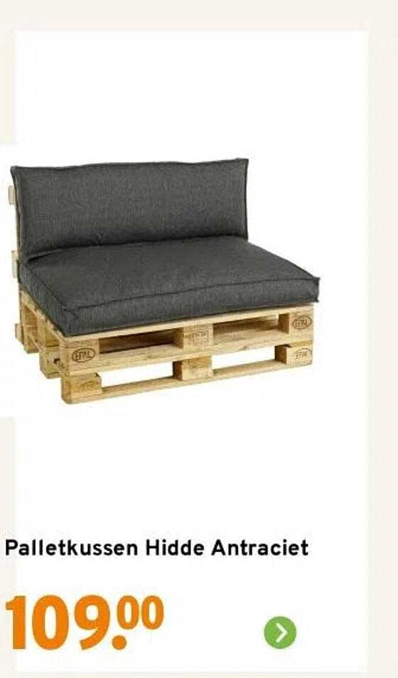 Palletkussen Hidde Antraciet