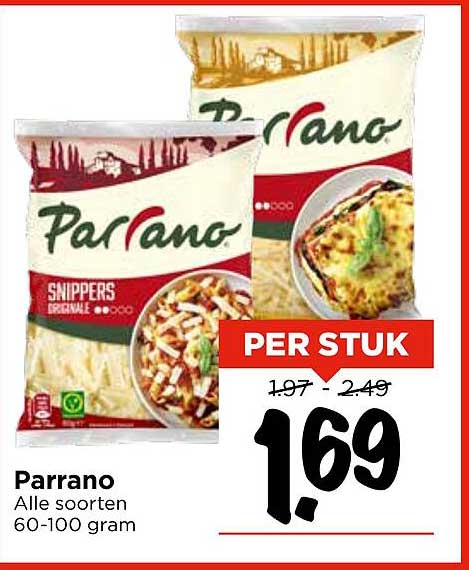 Parrano Snippers Alle soorten 60-100 gram