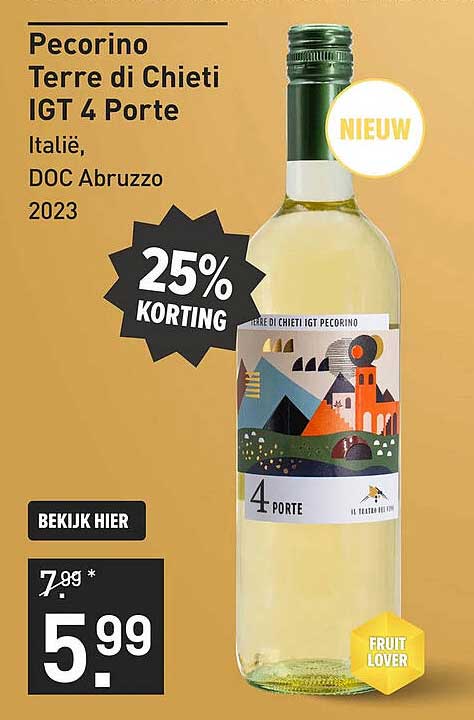 Pecorino Terre di Chieti IGT 4 Porte