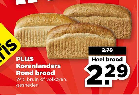 PLUS Korenlanders Rond brood