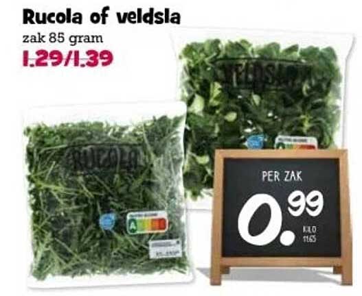 Rucola of veldsla zak 85 gram