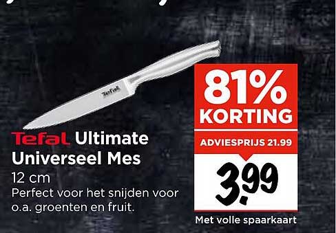 Tefal Ultimate Universeel Mes