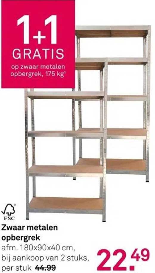 Zwaar metalen opbergrek
