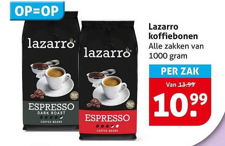 Lazarro koffiebonen