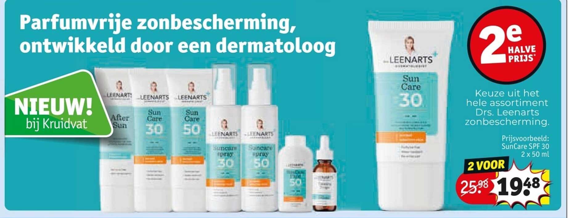Parfumvrije zonbescherming, ontwikkeld door een dermatoloog