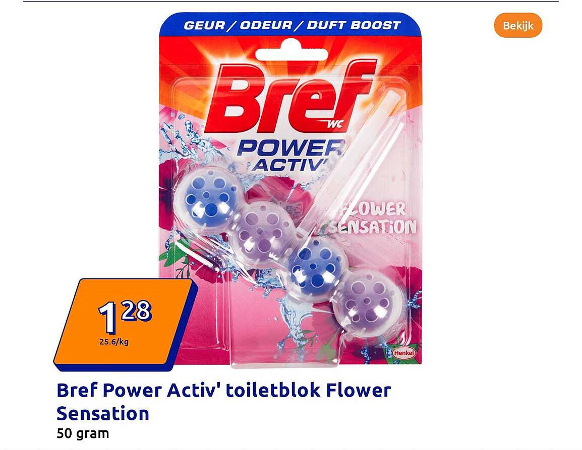 Bref Power Activ' toiletblok Flower Sensation